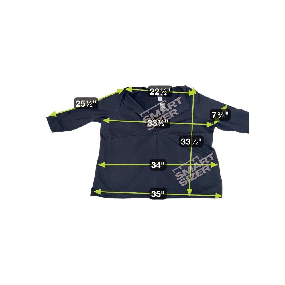 Plus Size 4x Black Button-Front Cardigan Only Nec… - image 6